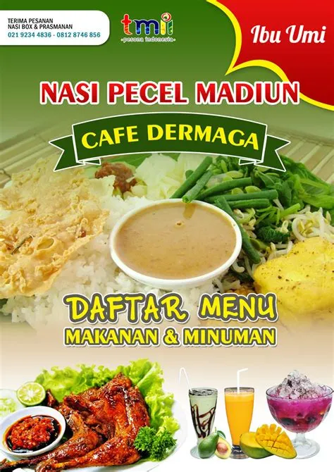 Contoh Desain Menu Makanan Cafe atau Warung Makan - Asal Tau