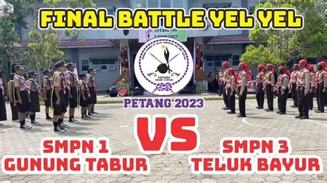 SENGIT...! FINAL BATLLE YEL YEL SMPN 1 GUNTA VS SMPN 3 TELUK BAYUR # ...