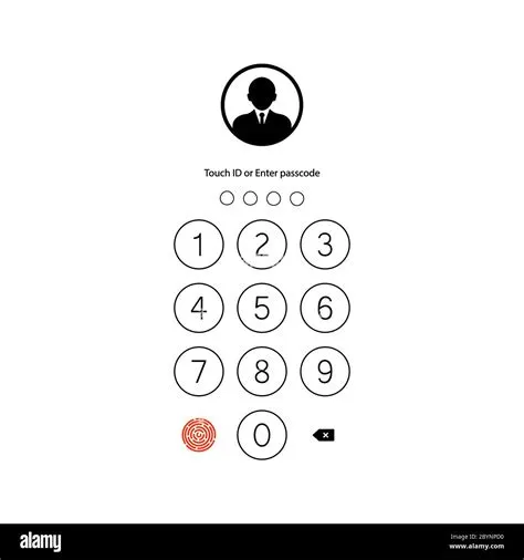 Passcode background Stock Vector Images - Alamy