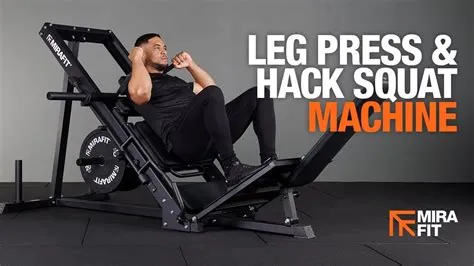 Hack Squat Leg Press Machine