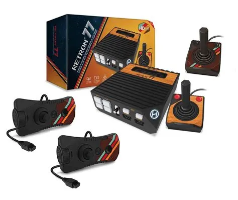 Amazon.com: Hyperkin Retron 77 Atari 2600 HD Gaming Console with 2x ...