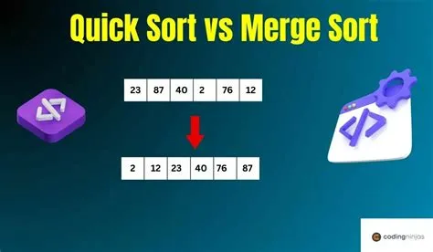 Quick Sort vs Merge Sort - Naukri Code 360