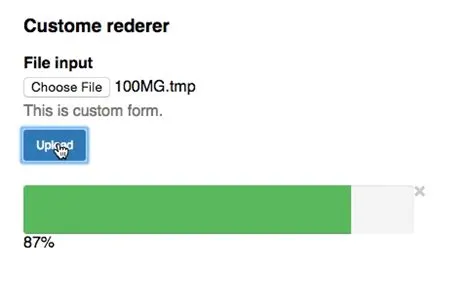 React Component Of Input File And Progress Bar | Reactscript