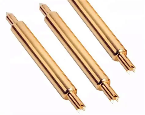 High Current Brass Double Ended POGO Pin PCB Spring Loaded Electrical ...