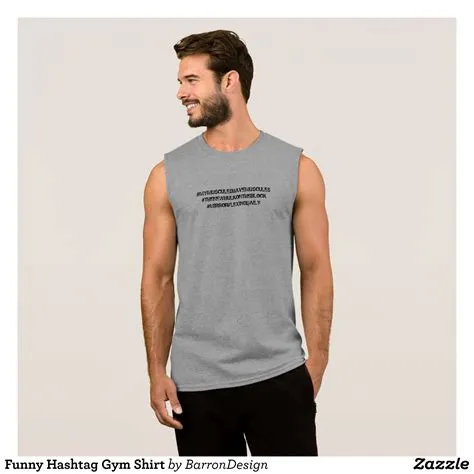 Funny Hashtag Gym Shirt - Comfy Moisture-Wicking Sport Tank Tops By ...