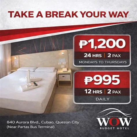 WEEKEND DEAL YOU CAN’T MISS! Why... - Wow Budget Hotel Cubao | Facebook