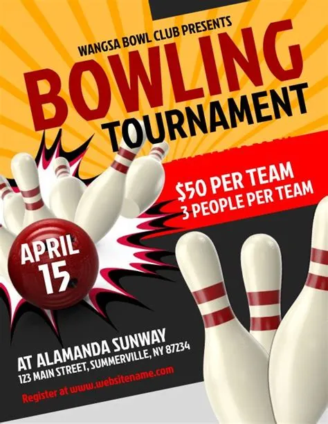 600+ customizable design templates for ‘bowling poster’ | Bowling ...