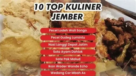 Foto 10 Rekomendasi Kuliner Asli Jember Jawa Timur yang Wajib Dikunjungi