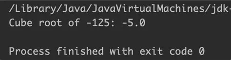 Java Math.cbrt() Method
