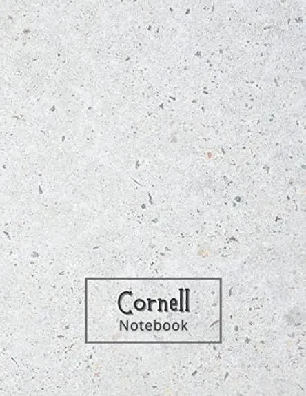 Cornell Notebook: Marble Elegant Style Note Taking Pads for Students ...