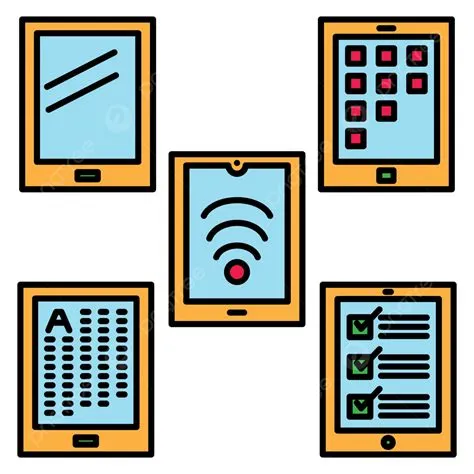 Ipad Icon Set Vector, Tablet, Technology, Computer PNG and Vector with ...