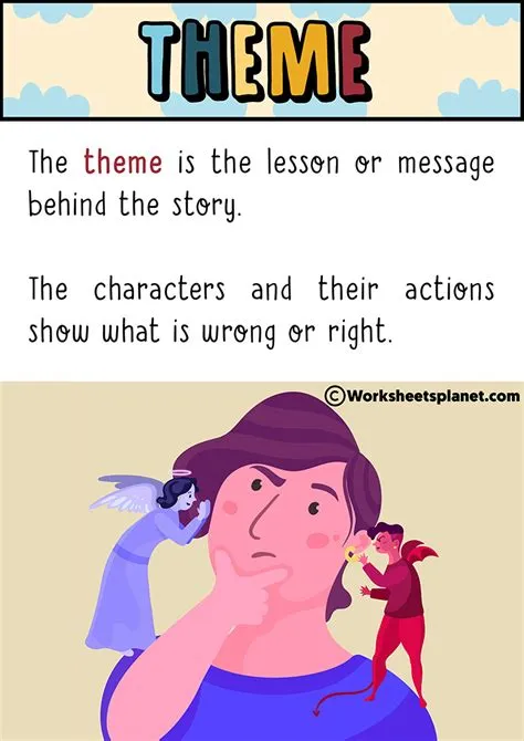 Theme Of A Story Definition For Kids