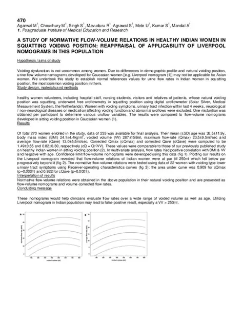(PDF) 917 a Study of Normative Flow-Volume Relations in Healthy Indian ...
