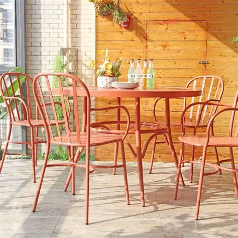 Supply 43" Round Large Colourful Patio Outdoor Bistro Party BBQ Dining ...