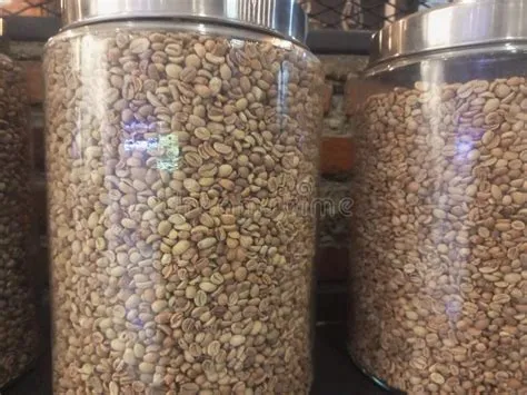 Indonesian Coffee Beans from West Java Stock Photo - Image of vegetable ...