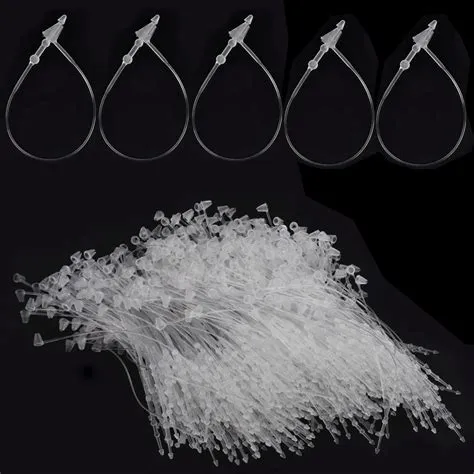 Snapklik.com : 3" Plastic Fastener Clear Hang Tag Snap Lock Plastic Tag ...