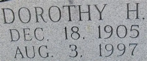 Dorothy Evelyn Harbin Norris (1905-1997) - Mémorial Find a Grave