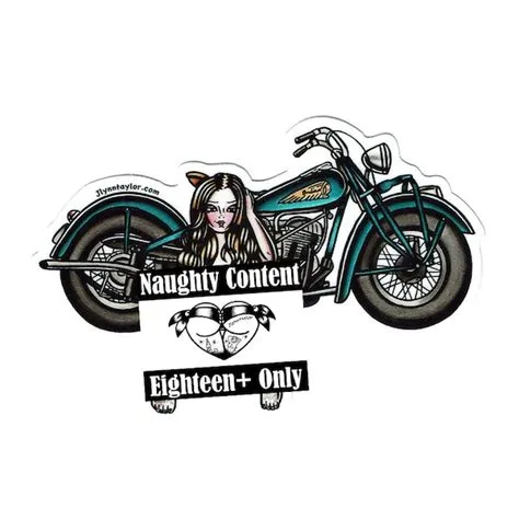 Indian Motorcycle Pinup - Etsy