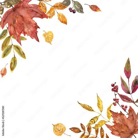 Fall Corner Border