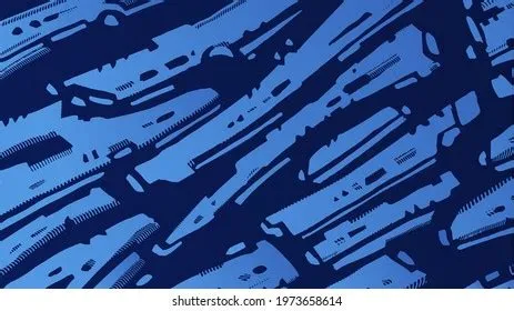 Abstract Blue Technical Vector Background Stock Vector (Royalty Free ...
