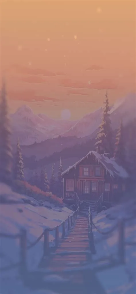 Winter Mountains Cabin Cozy Wallpapers - HD Winter Wallpapers