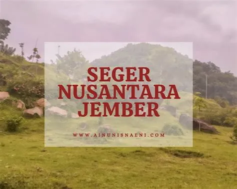 Refreshing di Seger Nusantara Jember — AINUN ISNAENI