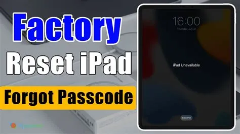 How To Reset An IPad To Factory Settings