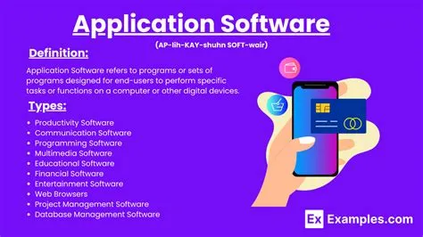 10 Application Software Examples