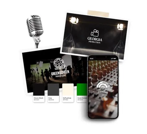 Production Company Logo Maker & Design Ideas | Tailor Brands