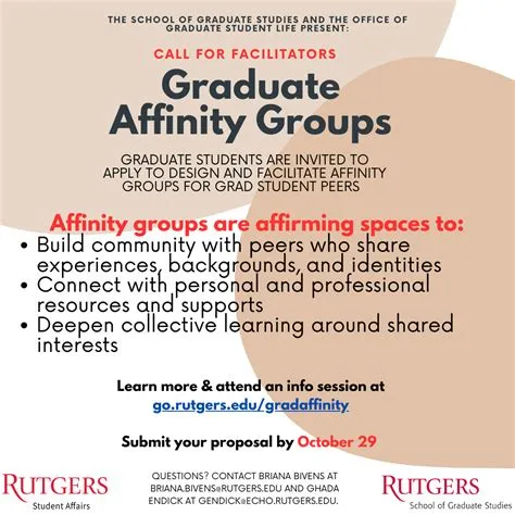 Affinity Groups for Graduate Students | Rutgers School of Graduate Studies