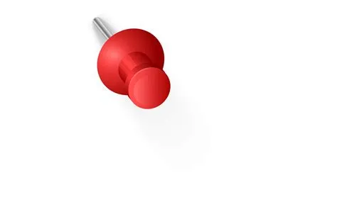 Red Thumb Tack. Realistic Push Pin Mocku Graphic by ladadikart ...