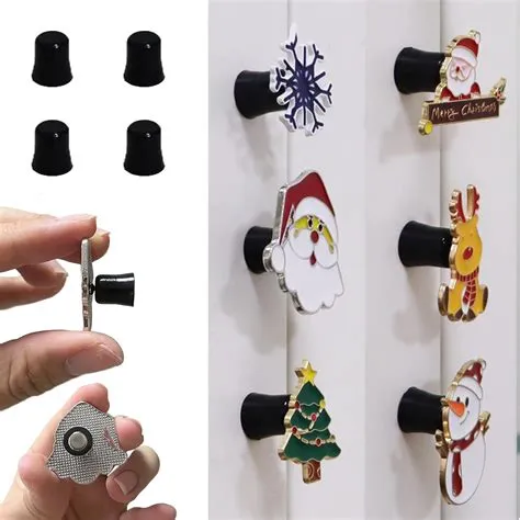 Amazon.com: TEYOUYI Magnetic Pin Backs for Enamel Pins Convert Enamel ...