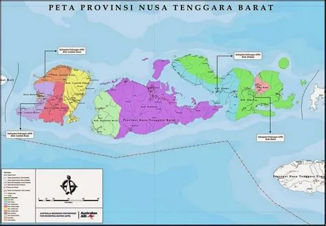 Peta Provinsi Nusa Tenggara Barat Gambar dan Keterangannya