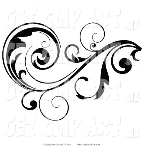 Vine Clipart Black And White | Free download on ClipArtMag