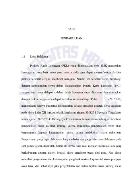 11 Contoh Latar Belakang PKL SMK dan Mahasiswa Berbagai Jurusan