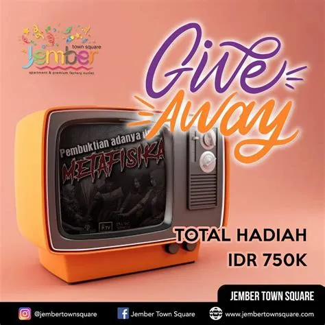 Jember Town Square - 🎉GIVEAWAY TIME🎉 . Tonton video terbaru channel ...