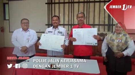 POLIJE JALIN KERJASAMA DENGAN JEMBER 1 TV - YouTube