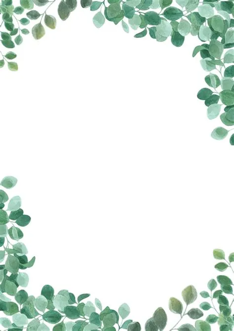 Leaves Border Frame Png Image Leaves Frame Border Illustration Leaves ...