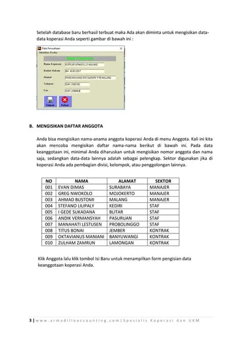 Materi Pelatihan Akuntansi Komputer Usaha Simpan Pinjam Koperasi | PDF