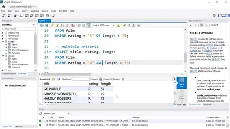 Introduction to Queries with MySQL Workbench & Sakila Sample Database ...