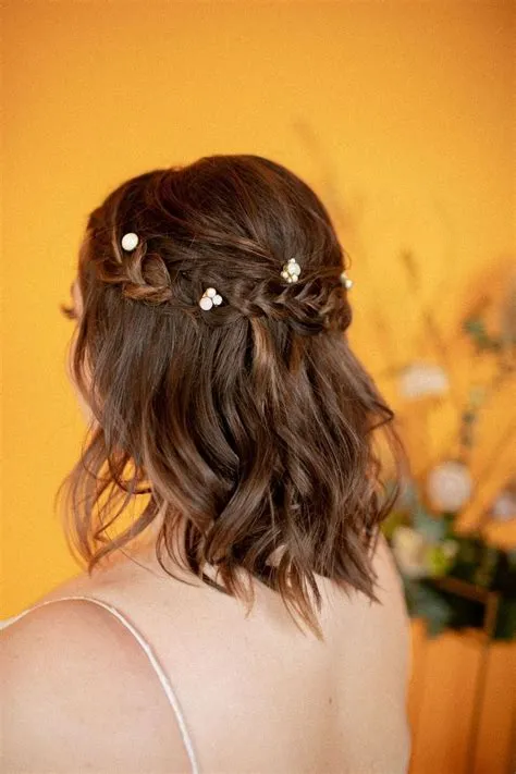 Victoria Hair Pins | Short wedding hair, Medium hair styles, Medium ...