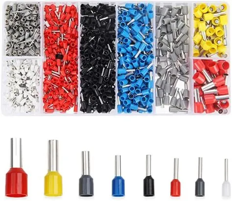 1x Cable Wire Crimp Pin 1200PCS ConnectorsCor End Bootlace Ferrule ...