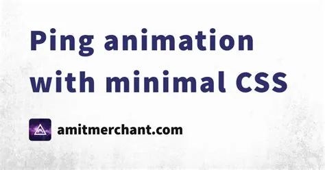 Ping animation with minimal CSS — Amit Merchant — A blog on PHP ...