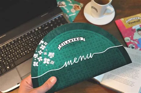 Cilantro Cafe Menu Design | Menu card design, Cafe menu design, Cafe menu