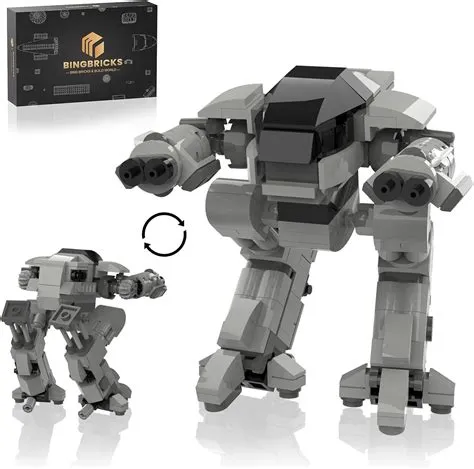 ED209 Robot Mecha Building Blocks, Warrior Robot ED-209 Enforcement ...