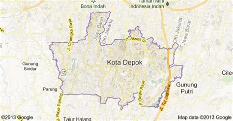 Map Kota Depok