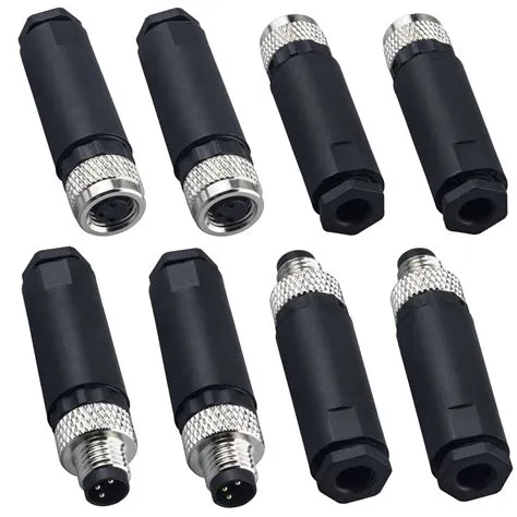 Amazon.com: Lonlonty M8 3 Pin Male & Female Socket Panel Aviation Wire ...