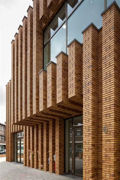 by Ashley Farrow on | IDEAS | | Brick architecture, Facade ...
