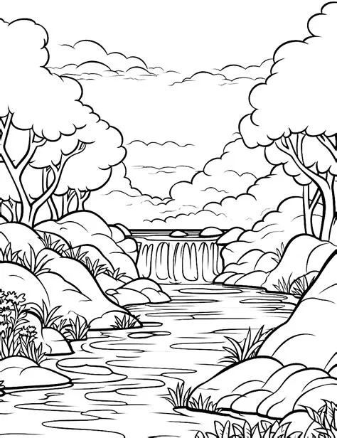Colouring Pages Of Nature