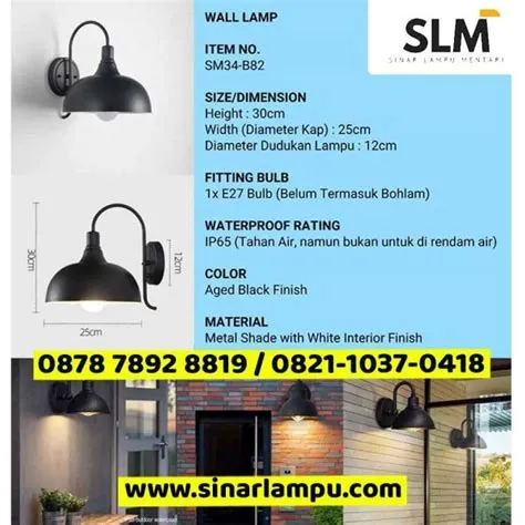 Kap Lampu Gantung Dinding Dekorasi Meja Base E27